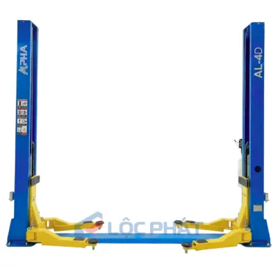 Cầu Nâng 2 Trụ Cổng Dưới ALPHA AL-4D - 4 Tấn, Lock Giật 2 Bên, Giằng Dưới